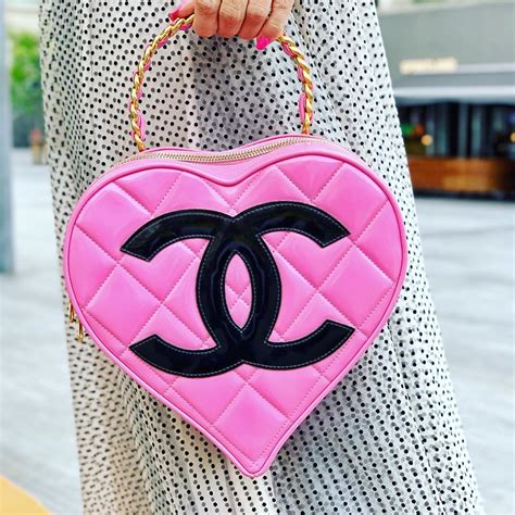 coco chanel heart purse|Coco Chanel purses for sale.